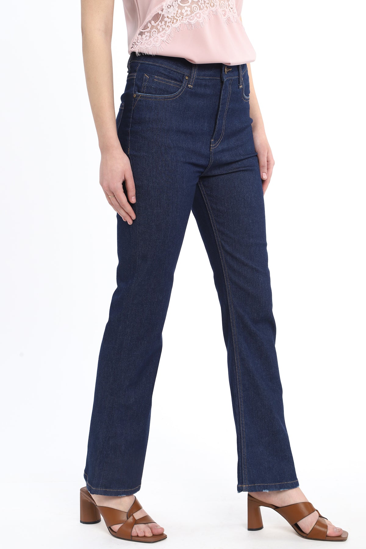 Classic Mid Wash Mom fit Jeans