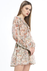 Ankle Length dress with gathered detail at the straps