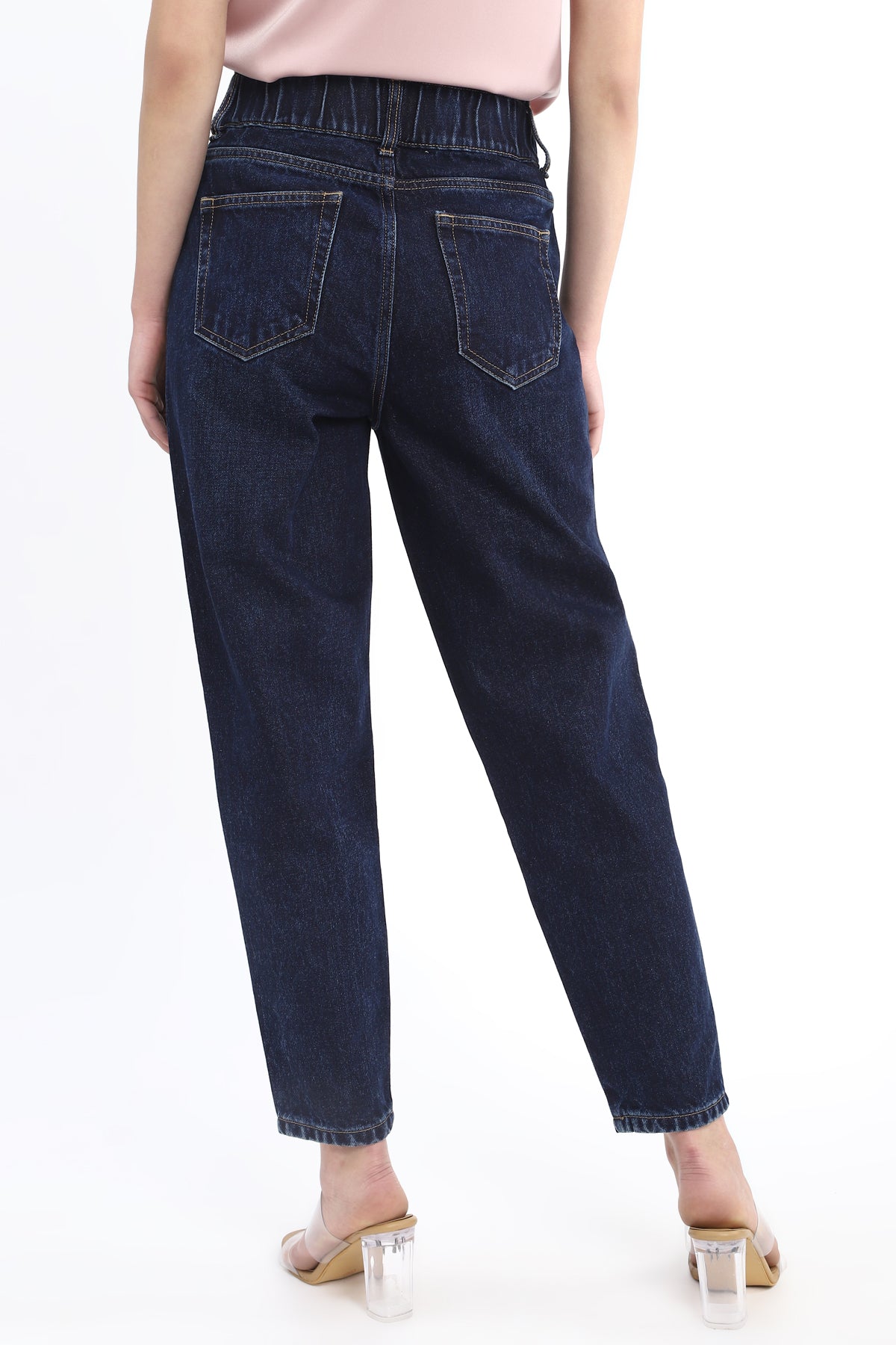 Classic Dark Wash Mom Fit Jean