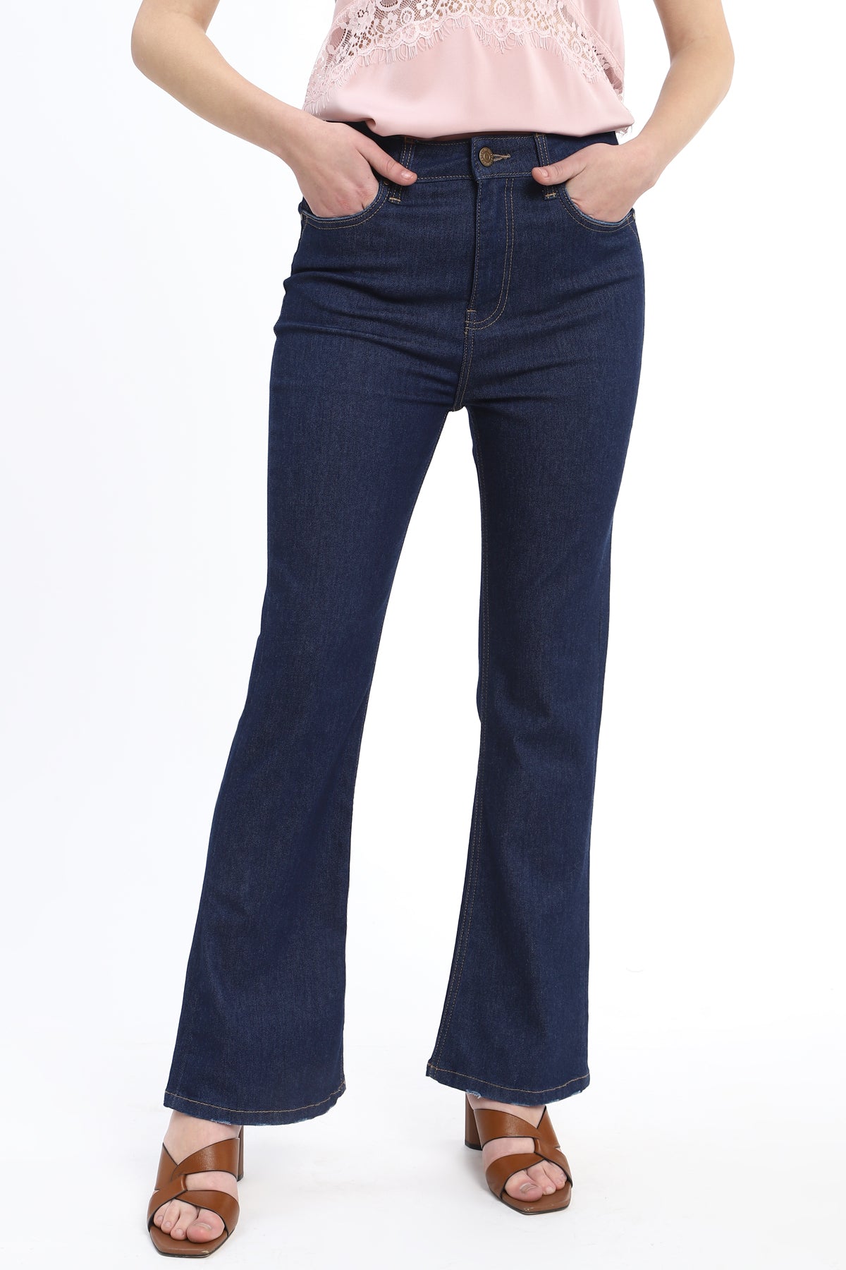 Classic Mid Wash Mom fit Jeans
