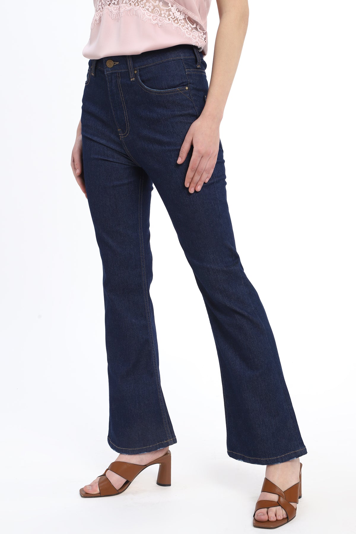 Classic Mid Wash Mom fit Jeans