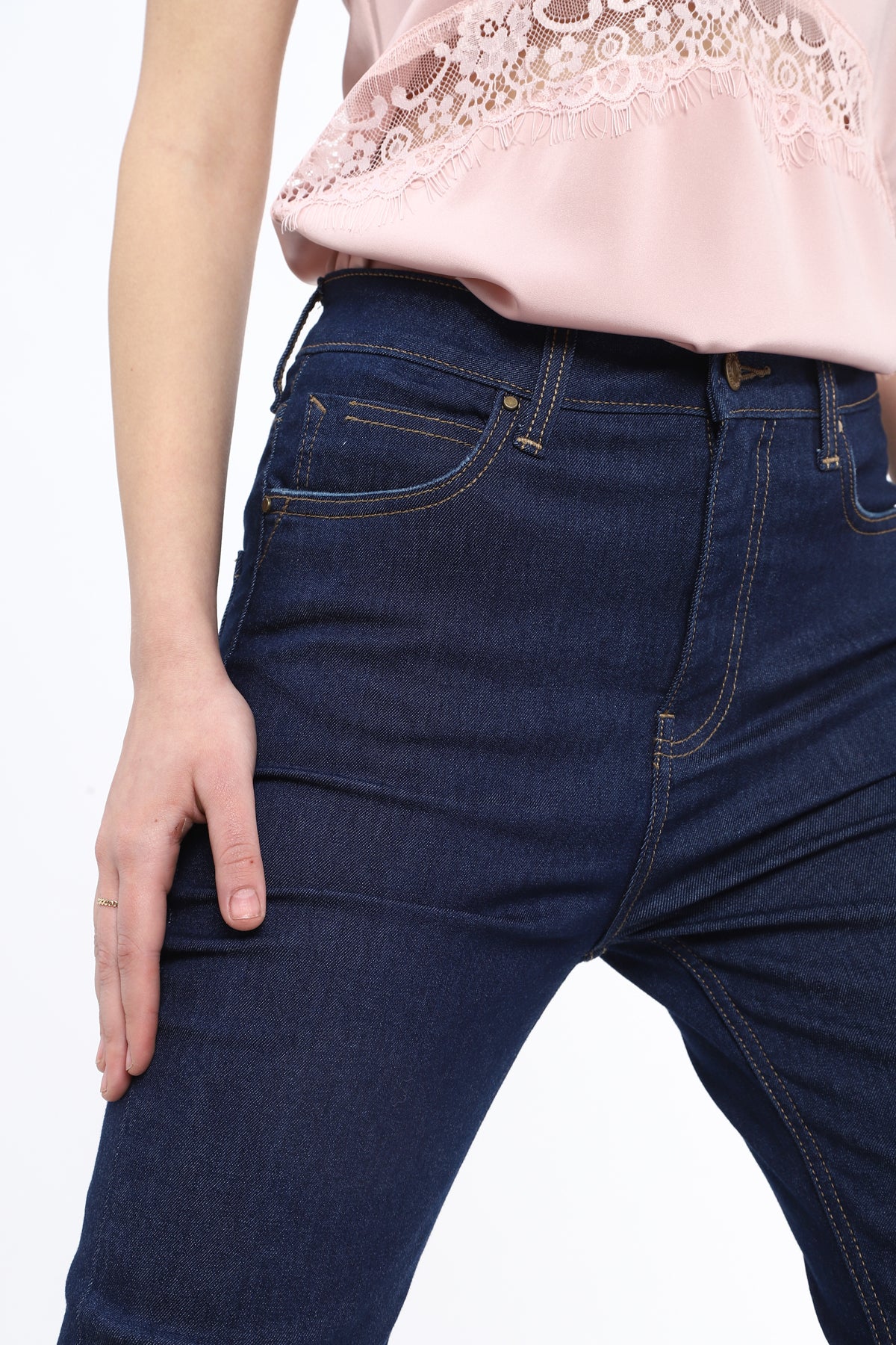 Classic Mid Wash Mom fit Jeans
